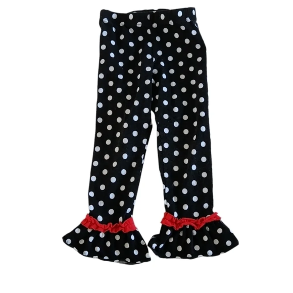 Counting Daises Reindeer Set Long Sleeve & Leggings with Ruffles‎ 2pcs